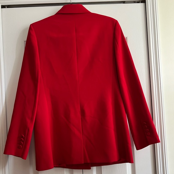 NWT ZARA 2 Pieces SET. Red Double Breasted Buttoned Blazer And Pants. - Picture 11 of 16